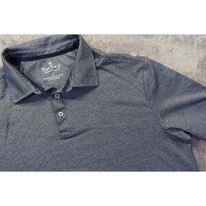 Nat Nast Luxury Originals Blue Golf Polo Shirt Men's Size L‎